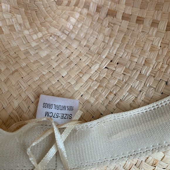 Adjustable straw hat - Picture 6 of 8